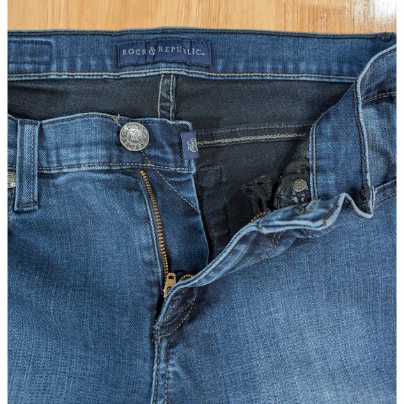 Rock & Republic Berlin Skinny Jeans Women’s Size 10 – Mid Rise Stretch Denim - Picture 2 of 9